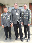 Von links Rainer Oliver Westphal (Vizepräsident), Jan Meyer, Mirco Meyer (Präsident)